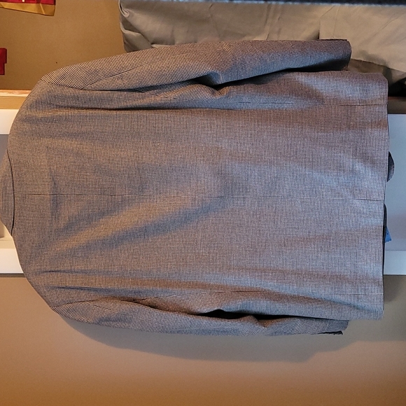 Men's Sport Coat, Suit Jacket, Blazer 2XLT Gray/Black Checked - Picture 4 of 12